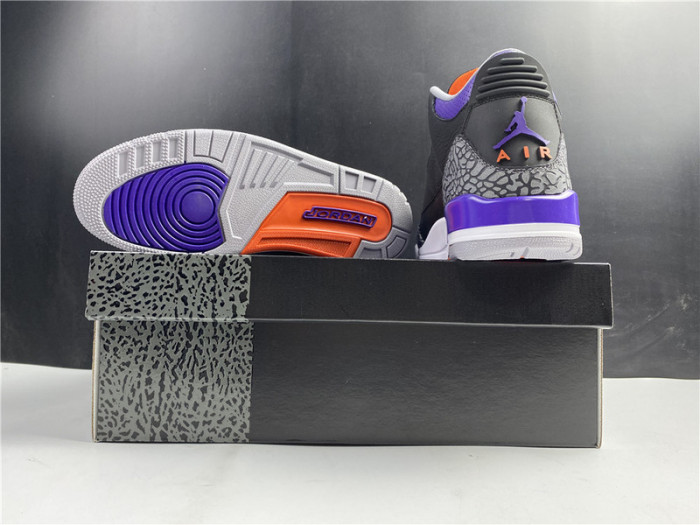 Air Jordan 3 Retro Black Court Purple CT8532-050