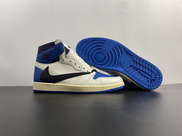Travis Scott x Fragment x Air Jordan 1 High OG SP Military Blue DH3227-105