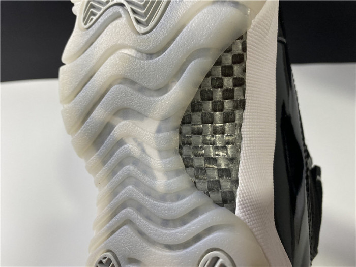 Air Jordan 11 25th Anniversary Black Silver Eyelets CT8012-011