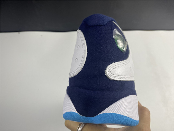 Air Jordan 13 Retro White Obsidian Powder Blue 414571-144