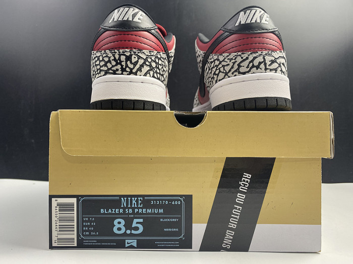 nike dunk sb low S*p*e red cement (2012) 313170-600