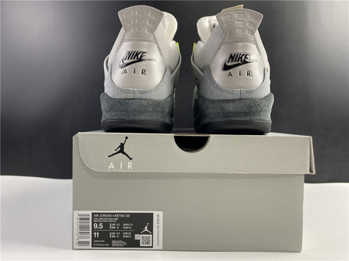 Air Jordan 4 Retro SE Neon CT5342-007