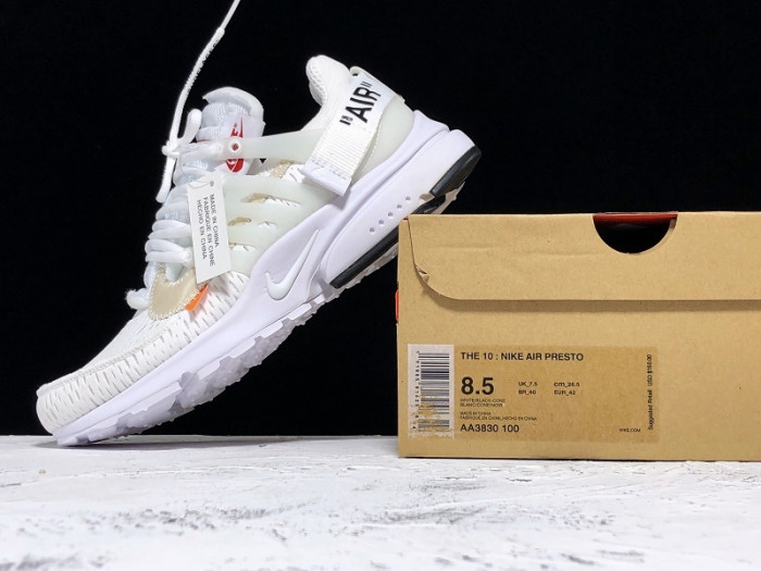 OFW x Nike Air Presto White AA3830-100