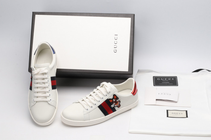Gu66 Ace Embroidered Low-Top Sneaker