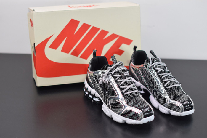 Nike Air Zoom Spiridon Cage 2 Stussy Pure Platinum CU1854 001