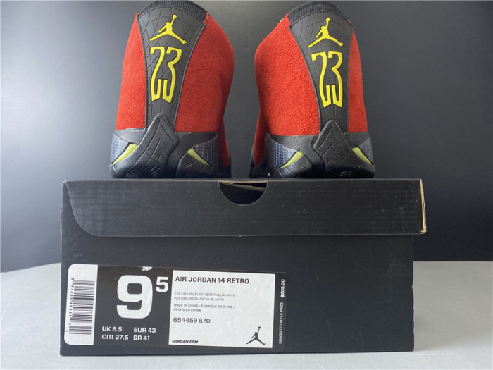 AIR Jordan 14 Retro Challenge Red 654459-670