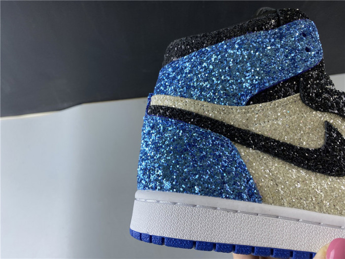 Fragment Design x Air Jordan 1 “Glitter” CK5566-400