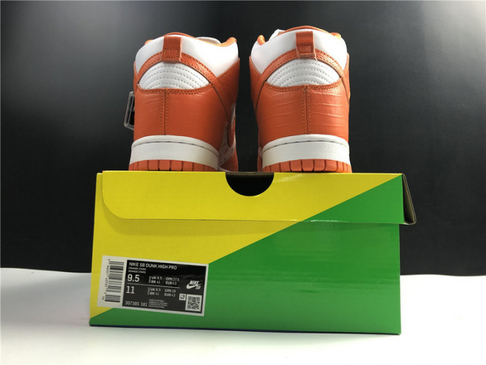 nike sb dunk high S*p*e orange 307385-181