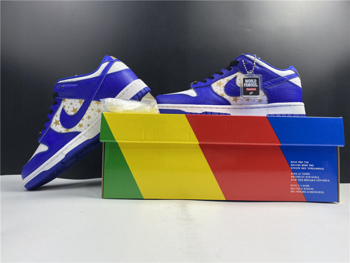 nike sb dunk low S*p*e stars hyper royal (2021) dh3228-100