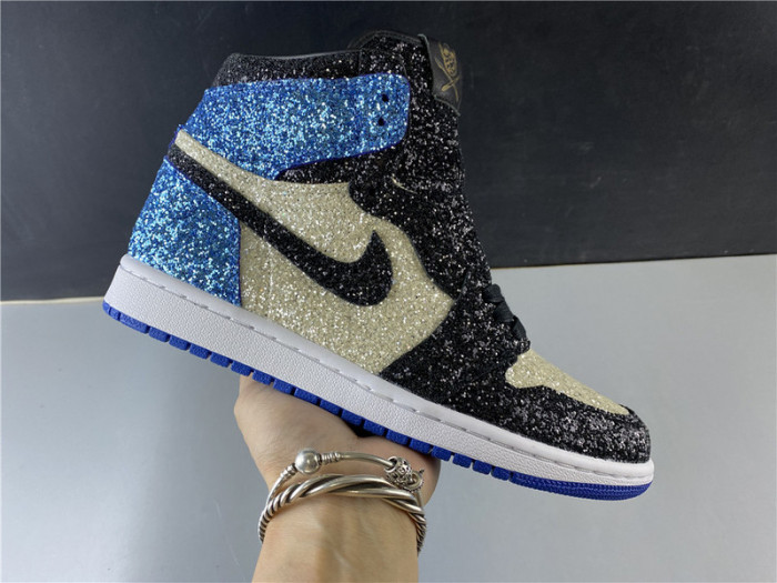 Fragment Design x Air Jordan 1 “Glitter” CK5566-400