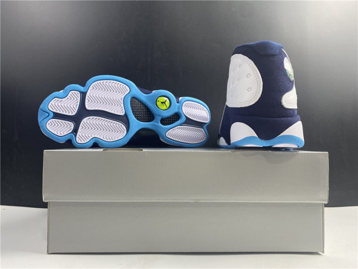 Air Jordan 13 Retro White Obsidian Powder Blue 414571-144