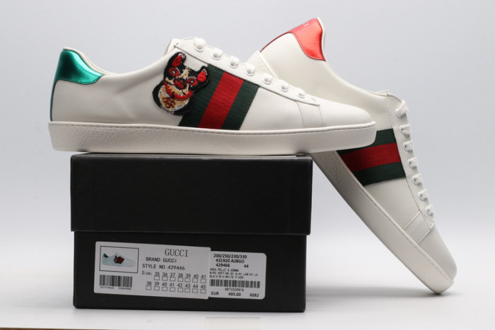 Gu66 Ace Embroidered Low-Top Sneaker