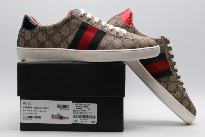 Gu66 Ace Embroidered Low-Top Sneaker
