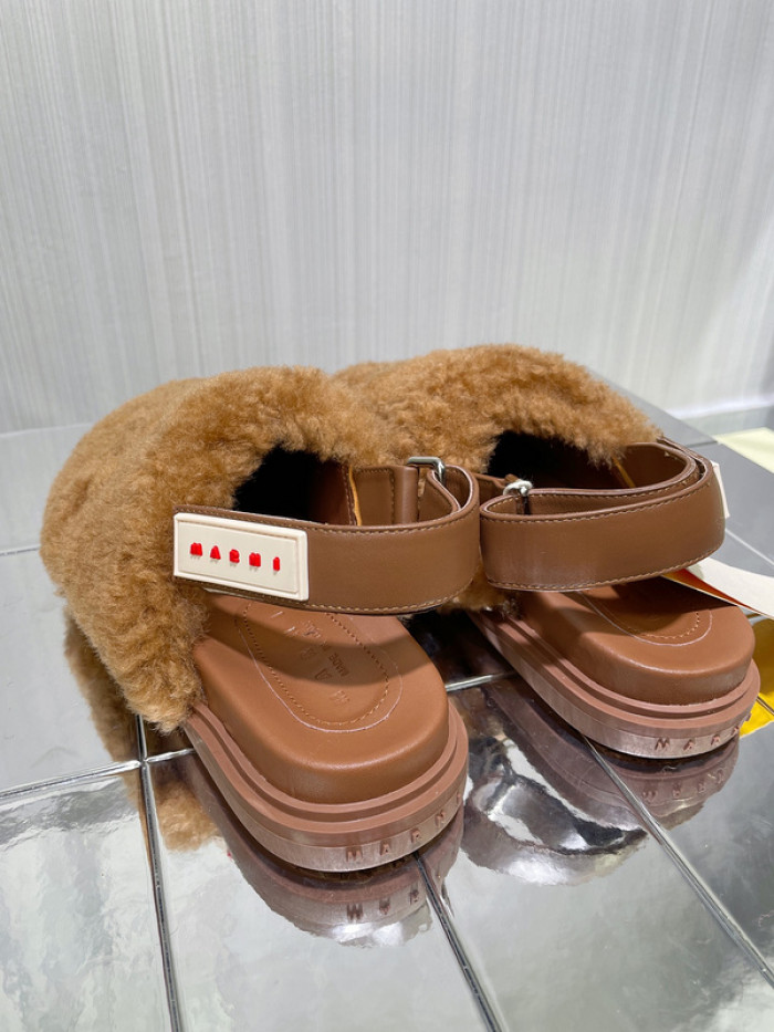 Marni Fur slides