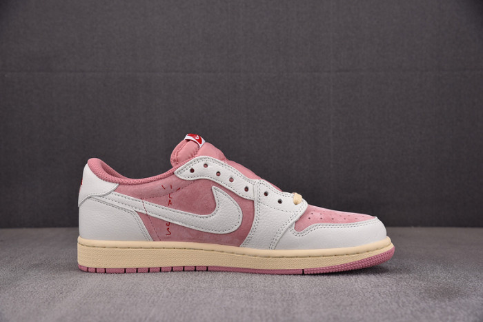 AIR JORDAN 1 LOW TRAVIS SCOTT SHY PINK POUR DM7866-600