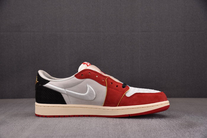 Air Jordan 1 Retro Low OG Trophy Room Rookie Card Home (Numbered) (with Numbered Trading Card) HV6157-100