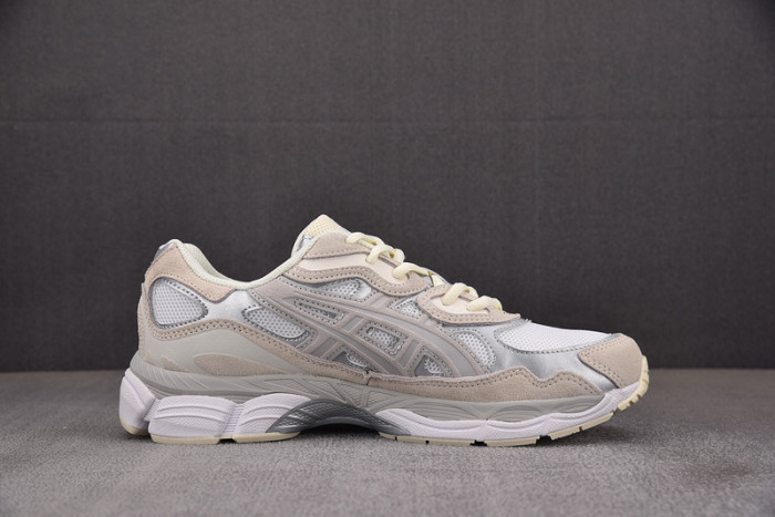 As*ic*s gel-nyc white oyster grey 1201a789-105