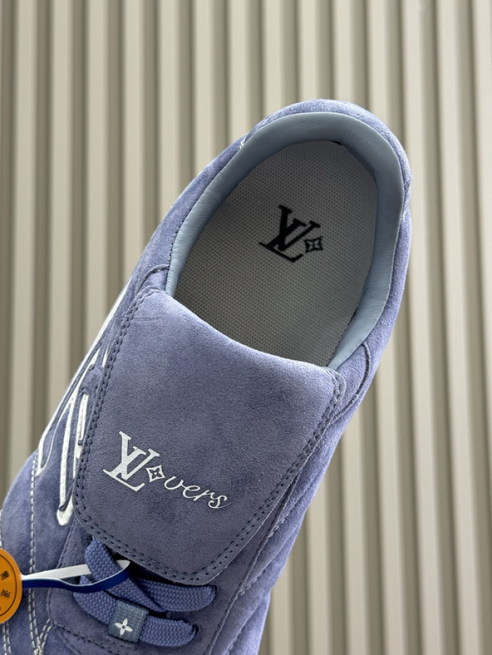 Lou1su1tt Footprint Soccer Blue