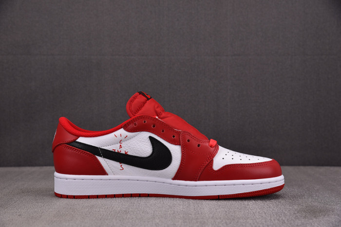 Air Jordan 1 Retro Low OG SP Travis Scott White Red DM7866-101