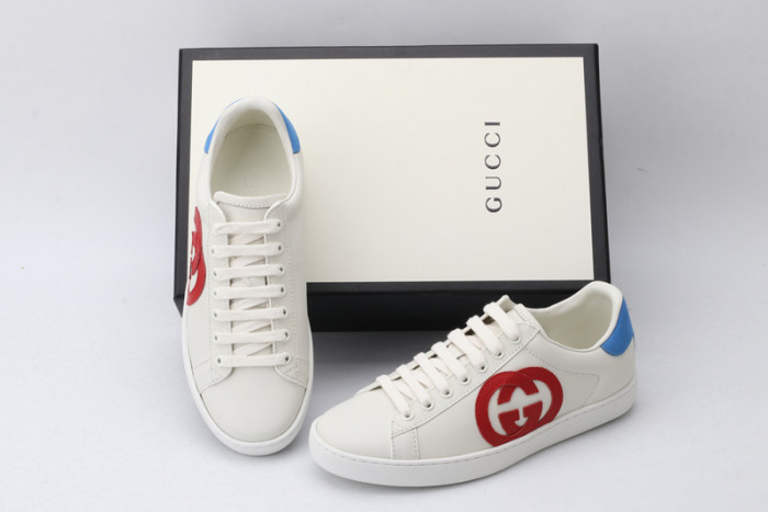 Gu66 Ace Embroidered Low-Top Sneaker 431942A38G09066