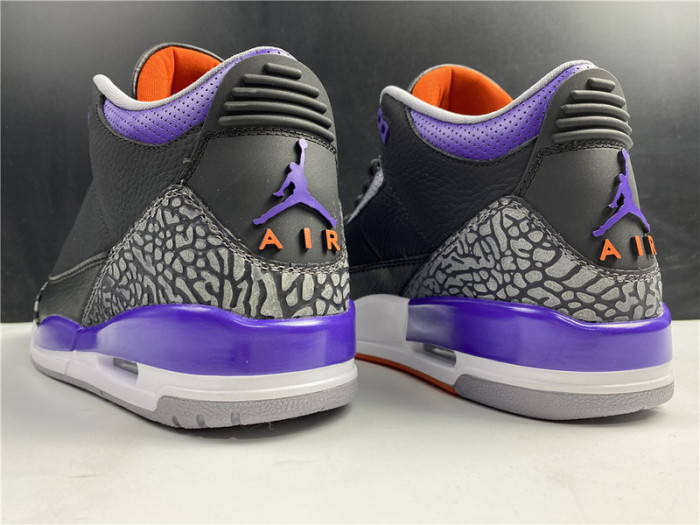 Air Jordan 3 Retro Black Court Purple CT8532-050