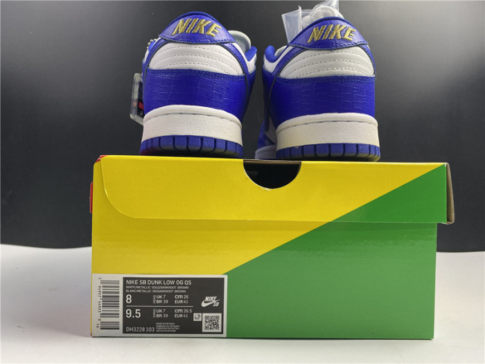 nike sb dunk low S*p*e stars hyper royal (2021) dh3228-100