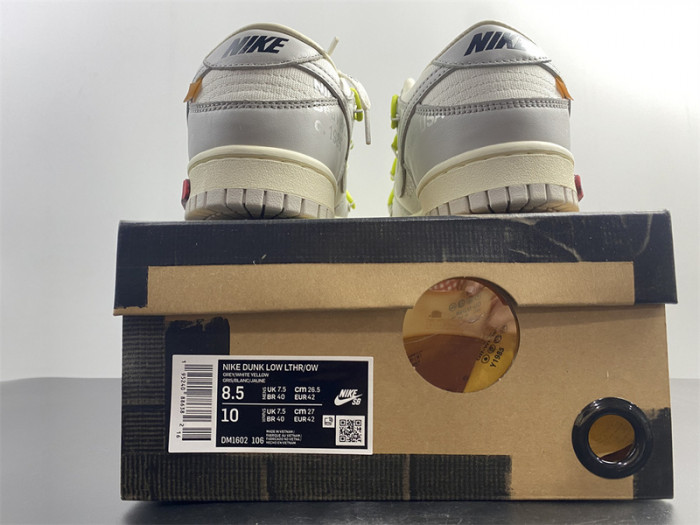 Nike Dunk Low OFW Lot 8 DM1602 106