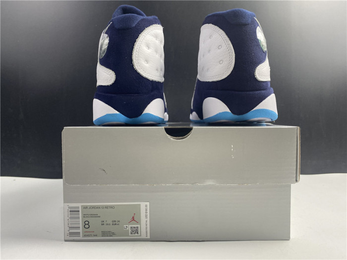 Air Jordan 13 Retro White Obsidian Powder Blue 414571-144