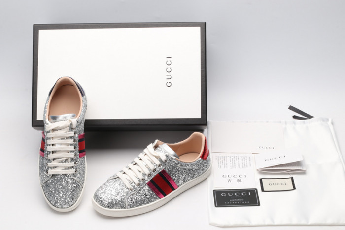 Gu66 Ace Embroidered Low-Top Sneaker