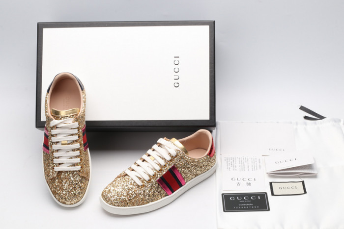 Gu66 Ace Embroidered Low-Top Sneaker