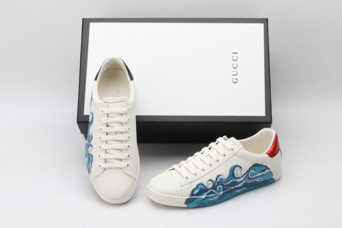 Gu66 Ace Embroidered Low-Top Sneaker