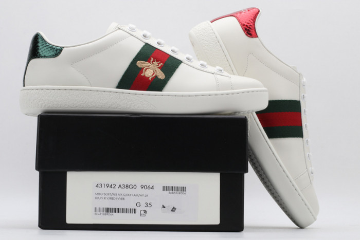 Gu66 Ace Embroidered Low-Top Sneaker