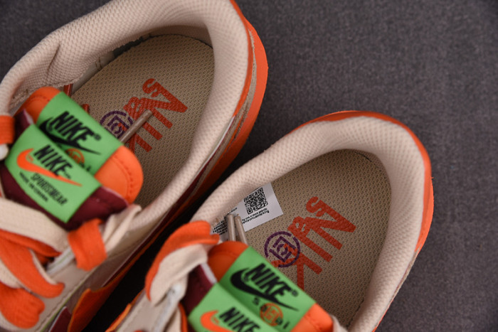 Nike LDWaffle CLOT sacai Net Orange Blaze DH1347-100
