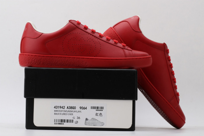 Gu66 Ace Embroidered Low-Top Sneaker