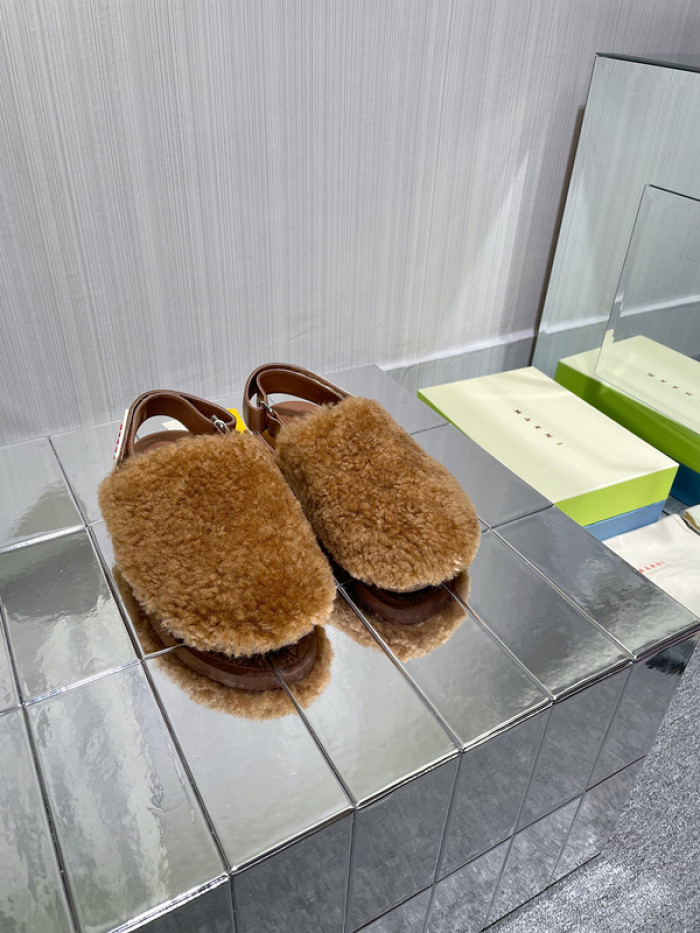 Marni Fur slides