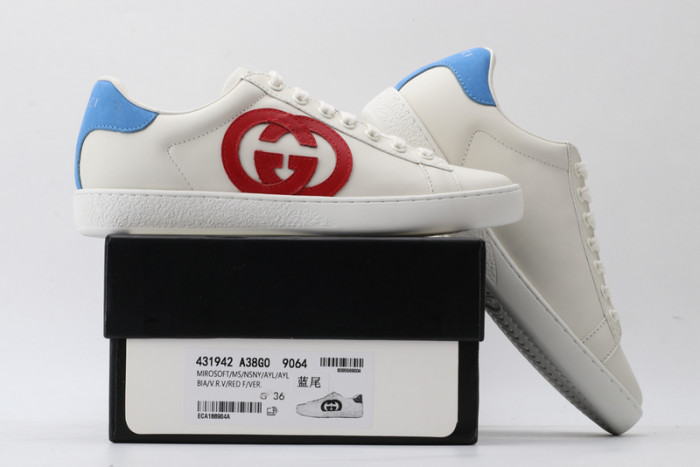 Gu66 Ace Embroidered Low-Top Sneaker 431942A38G09066