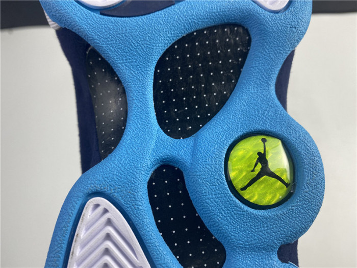 Air Jordan 13 Retro White Obsidian Powder Blue 414571-144