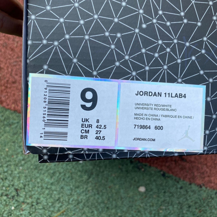 Air Jordan 4 Retro 11Lab4 Red 719864-600