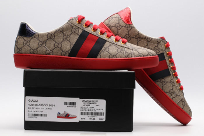 Gu66 Ace Embroidered Low-Top Sneaker