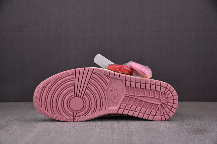 AIR JORDAN 1 LOW TRAVIS SCOTT SHY PINK POUR DM7866-600