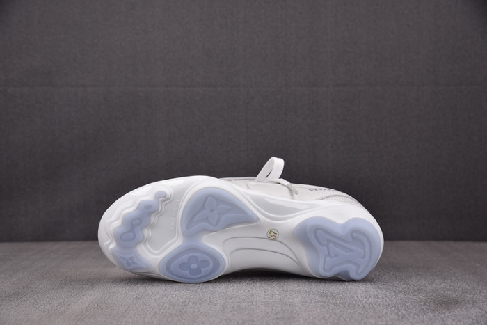 Lou1su1tt Footprint Soccer White Grey