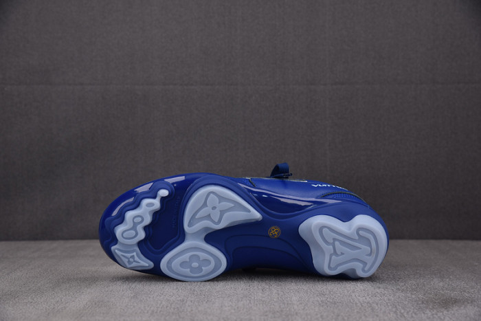 Lou1su1tt Footprint Soccer Blue White