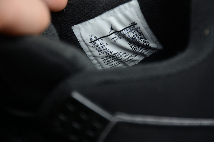 Air Jordan 4 Retro Black Cat (2020) CU1110-010