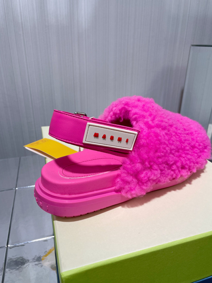 Marni Fur slides