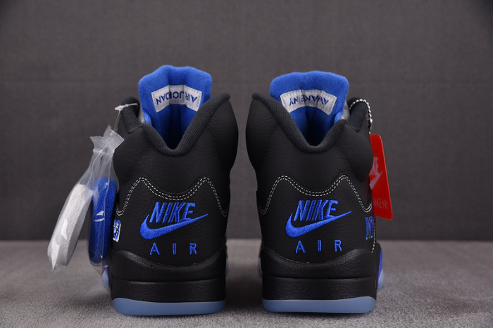 Awake NY x Air Jordan 5 “Black/Racer Blue”DV4982-004