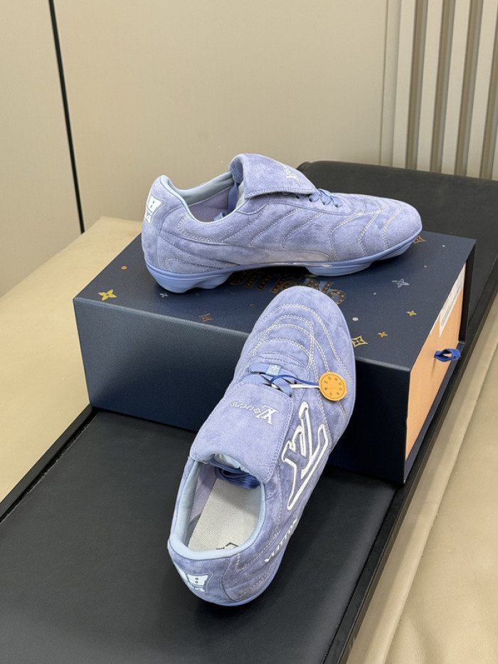 Lou1su1tt Footprint Soccer Blue
