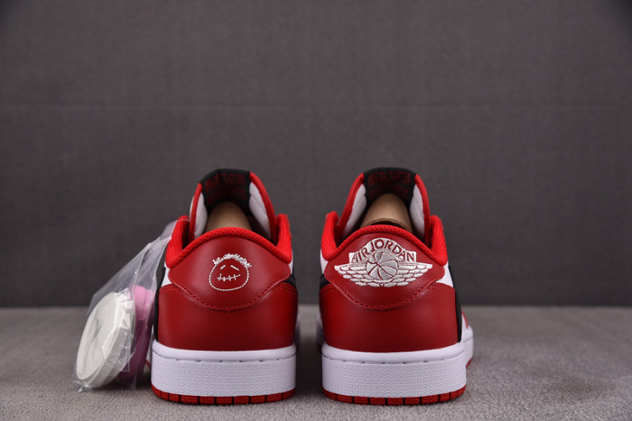 Air Jordan 1 Retro Low OG SP Travis Scott White Red DM7866-101