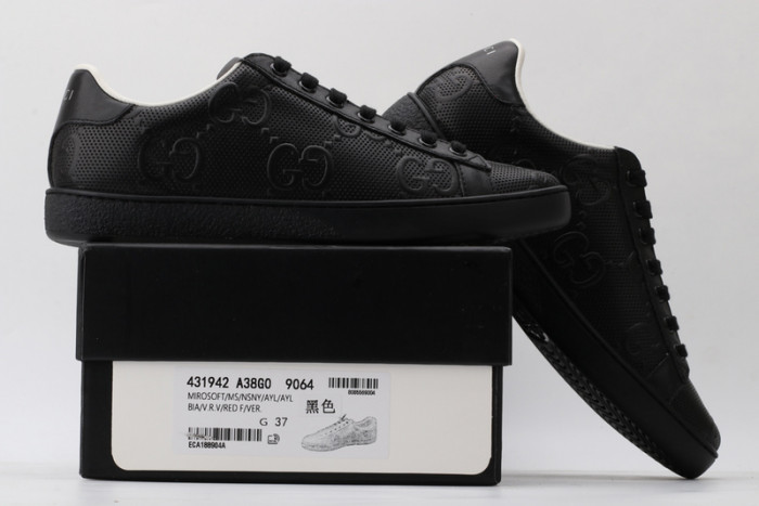 Gu66 Ace Embroidered Low-Top Sneaker 431942A38G09065