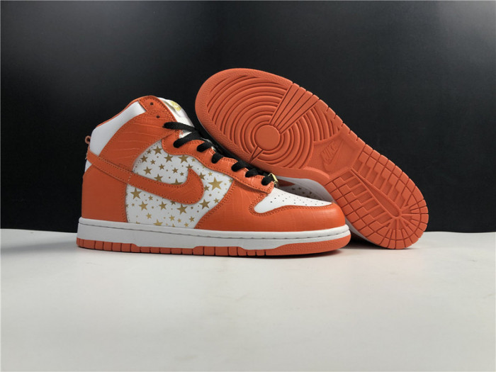 nike sb dunk high S*p*e orange 307385-181