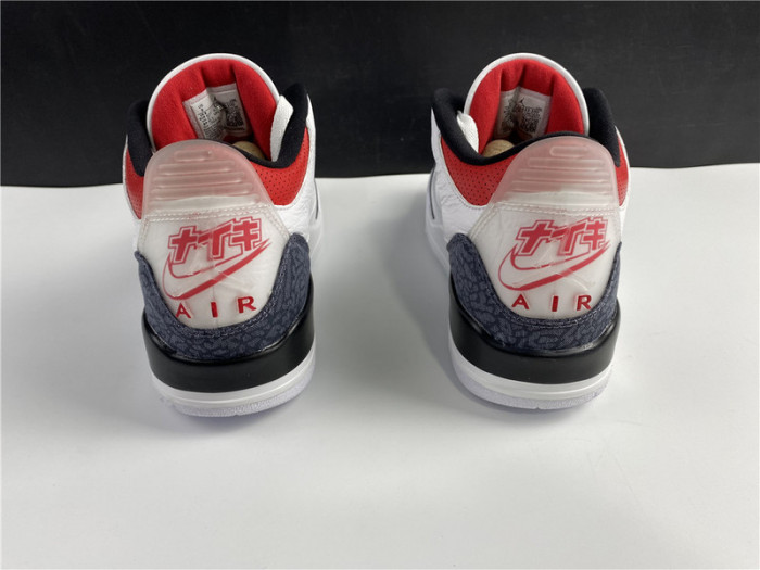 Air Jordan 3 Retro SE Fire Red Denim (2020) JAPAN VERSION CZ6431 100